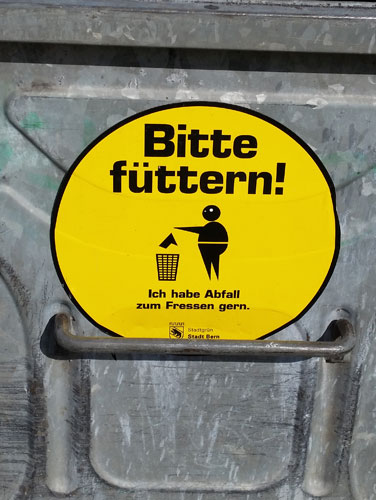 Mülleimer Bern