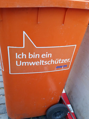 Mülleimer Münster: Umweltschützer