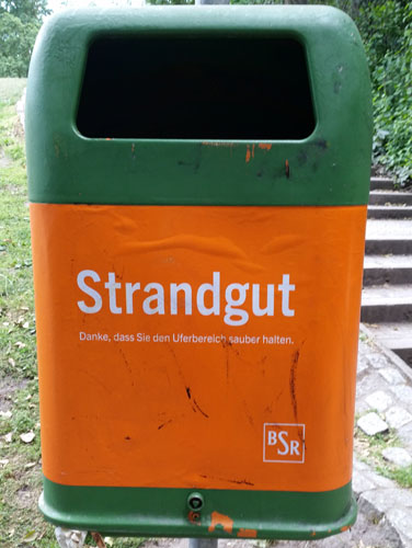 Abfalleimer 'Strandgut'