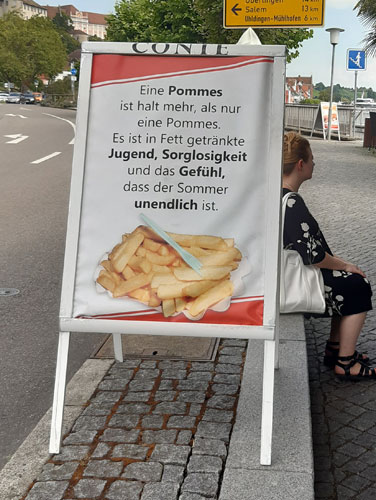 Was Pommes frites versprechen