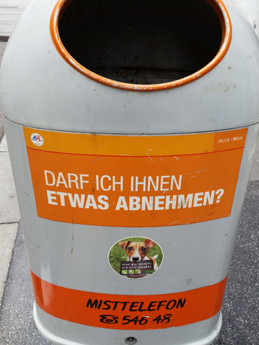 Darf ich Ihnen etwas abnehmen?